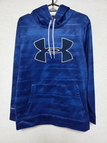 언더아머 UNDER ARMOUR 블루 STORM 후드티 M