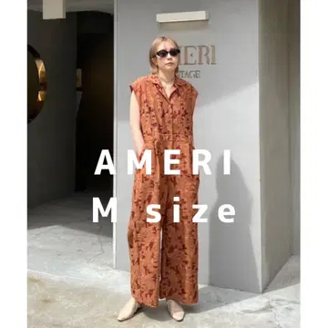 AMERI 새상품급 자카드 올인원 꽃무늬 탱크 셋업