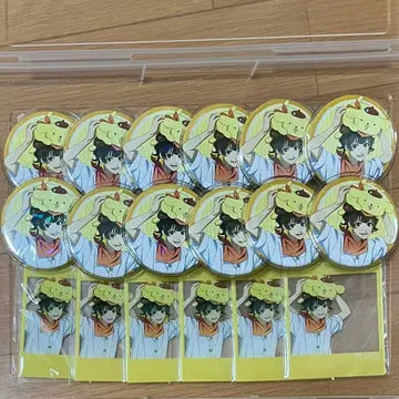 블루 록 하치라쿠 메구루 산리오 캔뱃지 클리어 카드