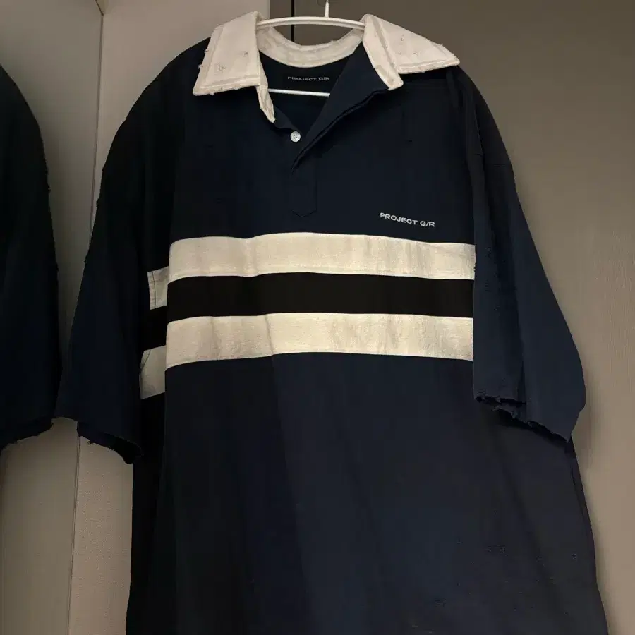 トップス Project G/R Bullied POLO Shirts Navy 2) Project GR Polo Shirt Navy | Bunjang Global