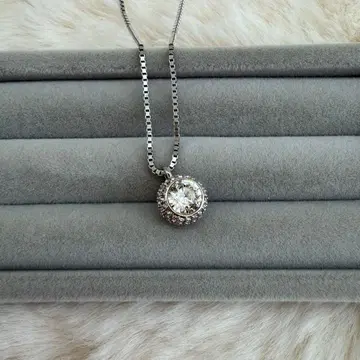 Swarovski 스와로브스키 목걸이 클리어스톤 실버 컬러