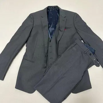 [새상품급] MODA RITORNO 남성용 수트 3피스 셋업 그레이