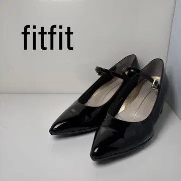 [ 미사용급 ] fitfit 핏핏 메리 제인 블랙 에나멜