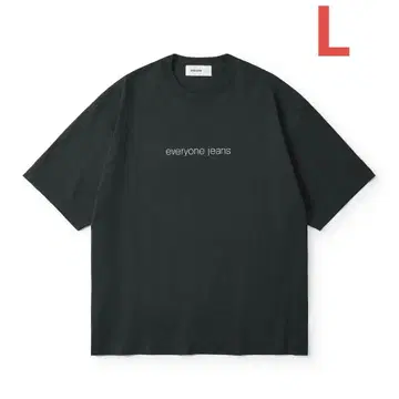 everyone jeans 티셔츠 블랙 사이즈 L