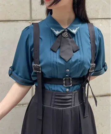 axesfemme 블라우스 타이 포함