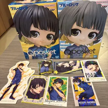 블루 록 Qposket 바치라 메구루 피규어 A B 2종 세트