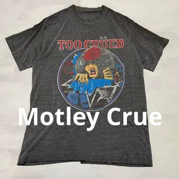 초레어 빈티지 80s Motley Crue Too Crued 티셔츠
