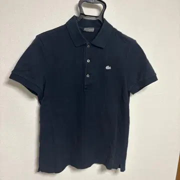 LACOSTE 피케 셔츠 네이비 일본제 PH060C 사이즈 2