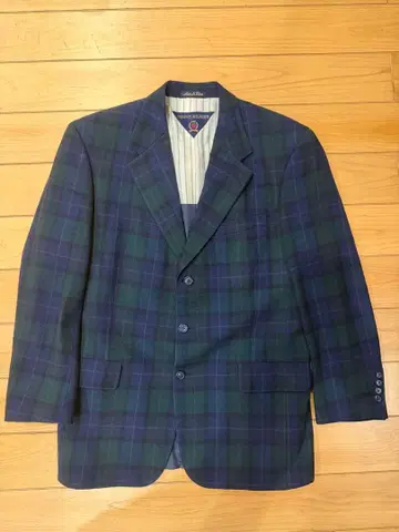 TOMMY HILFIGER 테일러드 자켓 블랙워치