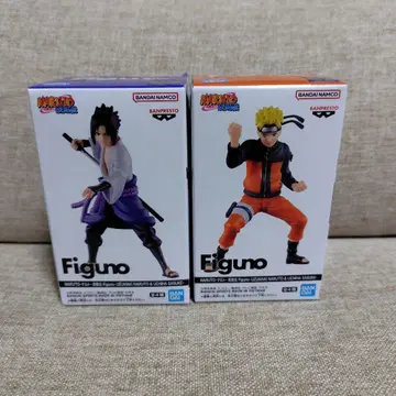 NARUTO Figuno 우즈마키 나루토 우치하 사스케 피규어 2종 세트