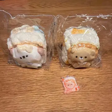 kikisquishy 동물 토스트 랏코 라이온
