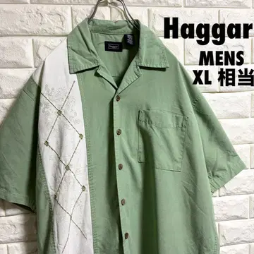 Haggar 헤이거 오픈 카라 셔츠 남성용 XL 사이즈 상당
