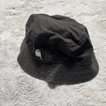 PUNK DRUNKERS 버킷햇 블랙 자수