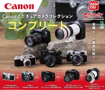 Canon 미니어처 카메라 컬렉션 가챠 5종 컴플리트