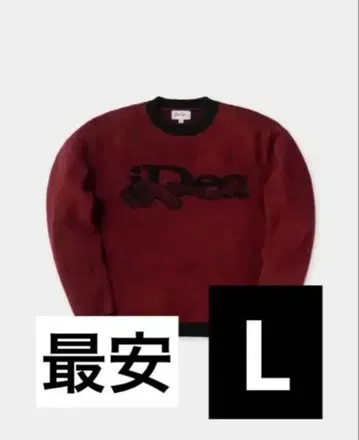 iDeaswam ouroboros 니트 레드 L