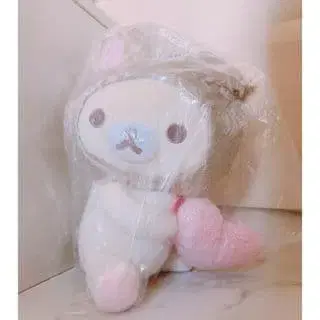 아 코리락쿠마 봉제 인형 하트 핑크