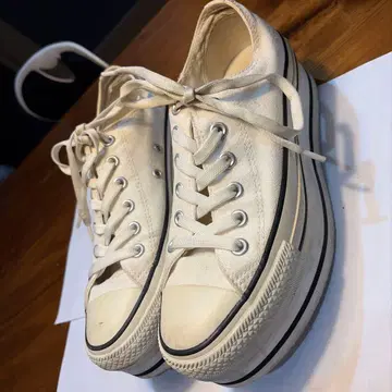 Converse All Star 통굽 스니커즈 화이트