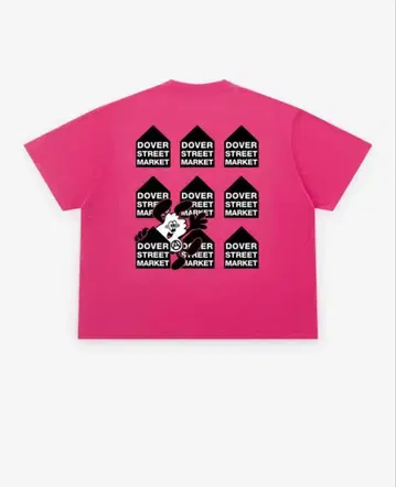 verdy x Dover Street Market 티셔츠 핑크