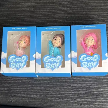 미세스 그린애플 GOOD DAY 피규어 키링 3종 세트