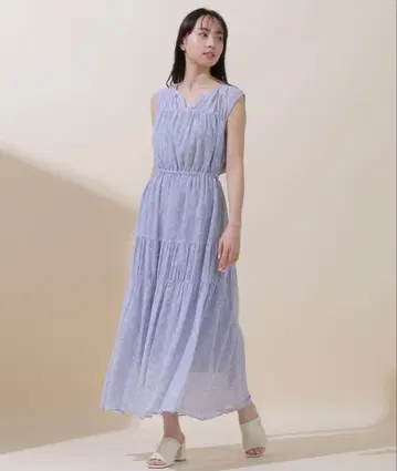 JILL by JILL STUART 프린트 티어드 원피스