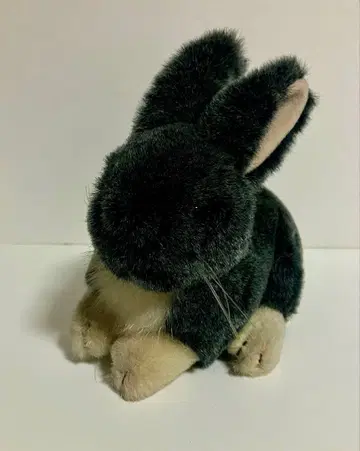 히로쿤 하우스 토끼 봉제 인형 다크 그레이 레트로