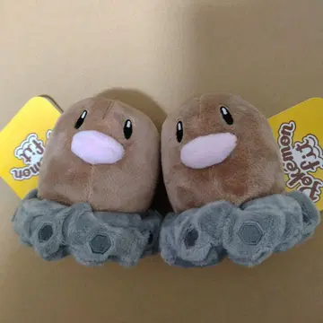 포켓몬 fit 디그다 2체 세트 봉제 인형