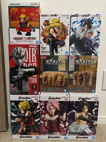 NARUTO 피규어 9종 세트 반다이남코