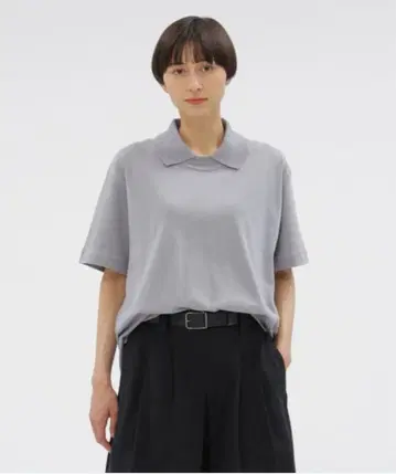 [새상품] MHL. AIR COTTON JERSEY 티셔츠 그레이 2