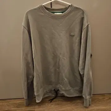 LACOSTE RELAXED FIT 맨투맨 그레이 FR5