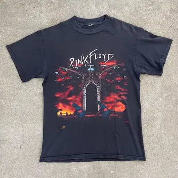 90s Pink Floyd The Wall 티셔츠 빈티지