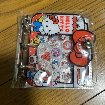Hello Kitty 미니 바인더 바스락 씰북