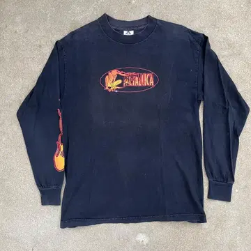 90s Metallica 메탈리카 롱 T셔츠 블랙 M 사이즈