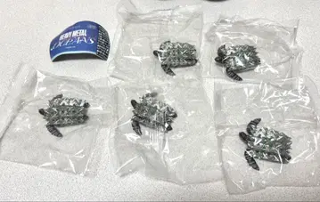 헤비 메탈 오션즈 거북이 5마리 세트 팬더의 구멍 캡슐 토이 가챠