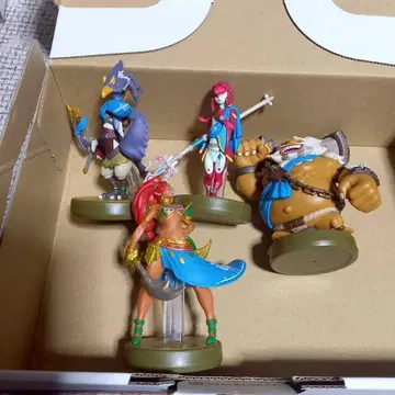 amiibo 젤다의 전설 영걸 피규어 4체 세트