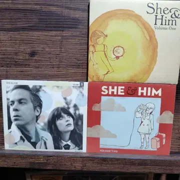 종이 자켓 She & Him CD 3장 세트 Volume 1 2 3