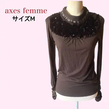 axes femme 퍼 옷깃 티셔츠 비쥬 Coquette 걸리시