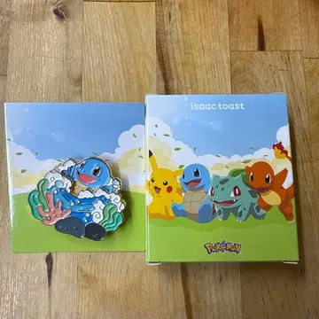 [한국 한정판] 포켓몬 이삭토스트 랜덤 핀 배지 꼬부기
