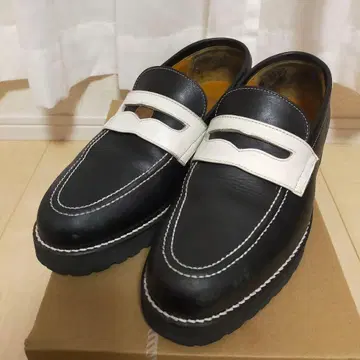 Hombre Nino TOMO & CO 코인 로퍼 26cm 블랙