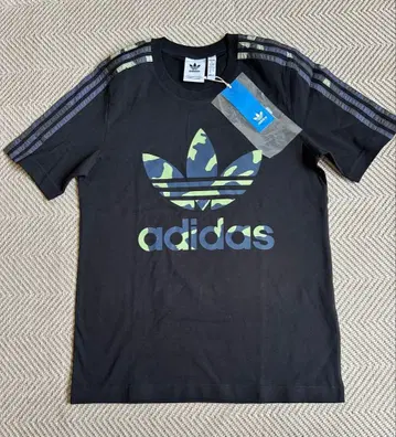 adidas Originals 카모플라주 트레포일 T셔츠 XS