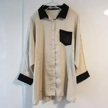 새상품급 TRALALA 돌먼 슬리브 셔츠