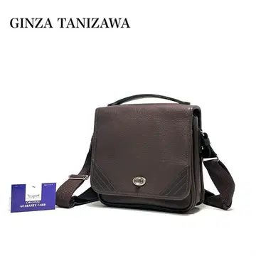 [새상품급] GINZA TANIZAWA 긴자 타니자와/천연 가죽/숄더백