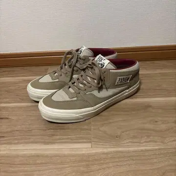 VANS 하프캡 스니커즈 27.5cm 베이지