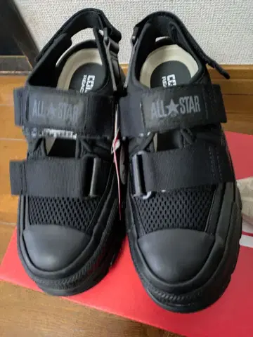 최종 가격 인하 미사용 새상품 컨버스 R 트렉 웨이브 샌들 22cm