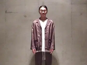 URU 큐프라 와이드 칼라 자켓