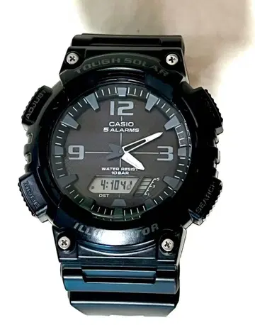 CASIO 카시오 터프 솔라 AQ-S810W 손목시계 블랙