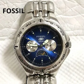 FOSSIL 파슬 손목시계 쿼츠 남성용 문페이즈 회전 베젤