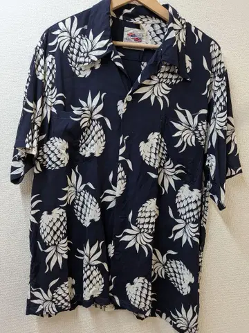 Sun Surf 아로하 셔츠 DK36201 파인애플 패턴 XL