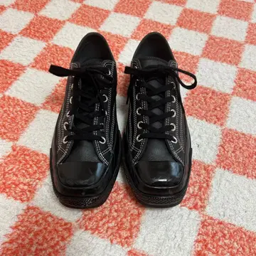 CONVERSE 가죽 스니커즈 1SE813 블랙 25cm