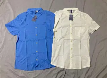 2점 에이치앤엠 H&M 반팔 셔츠 남성용 여성용 캐주얼