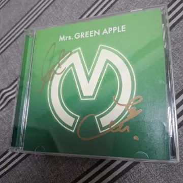 미세스 그린 애플 Mrs. GREEN APPLE 친필 사인 CD